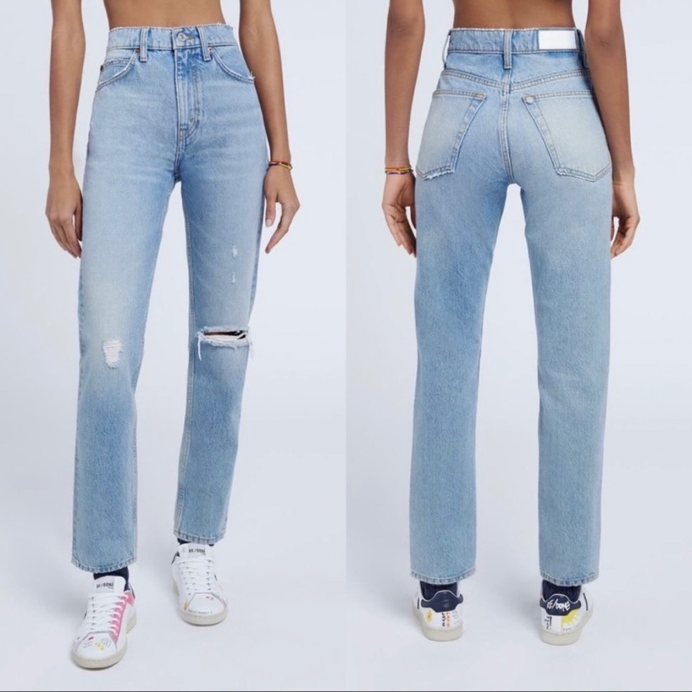 Re/Done 70s Straight Leg Jeans -NWT